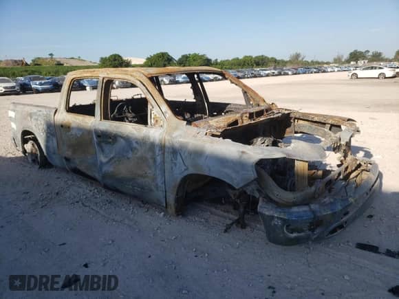 2022 Ram 1500 Big Horn z VIN 1C6RREMT2NN277183, wystawiony jako Copart lot #67813205 z przebiegiem Nie podano mil oraz Nie do naprawy • Non repairable. Historia ofert i sprzedaży dostępna na DreamBid. Obrazek 4.