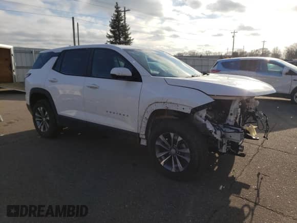 2025 Chevrolet Equinox AWD LT с VIN 3GNAXPEG6SL140145, выставлен на аукционе Copart как лот 84904814 с пробегом 5 350 миль миль и Списание • Salvage title. История ставок и продаж доступна на DreamBid. Изображение 4.