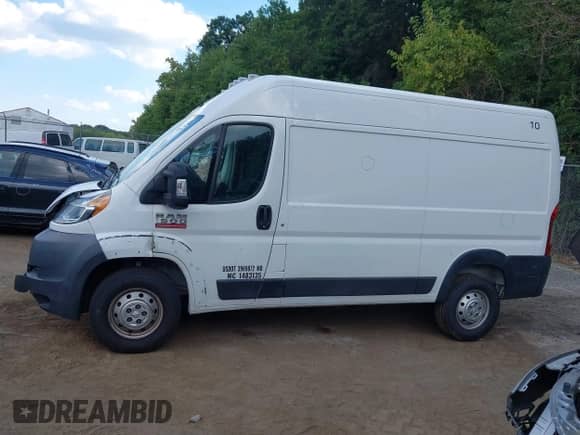 2019 Ram ProMaster Cargo z VIN 3C6TRVCGXKE530972, wystawiony jako IAAI lot #43118789 z przebiegiem 163 023 mil mil oraz . Historia ofert i sprzedaży dostępna na DreamBid. Obrazek 14.