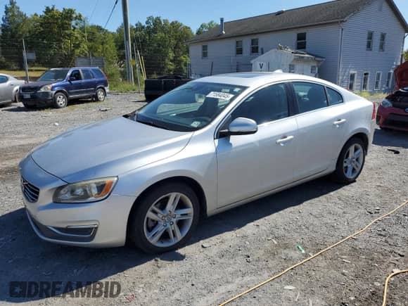 2015 Volvo S60 T5 Drive-E Premier with VIN YV126MFK7F1336135, listed as a Copart auction lot 71584045 with Not provided miles and Clean title. Bid and sale history available at DreamBid. Image 1.
