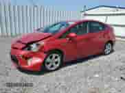 2012 Toyota Prius One with VIN JTDKN3DU7C1536077, listed as a Copart auction lot 59221505 with 142,152 mi miles and Salvage title. Bid and sale history available at DreamBid. Image 1.