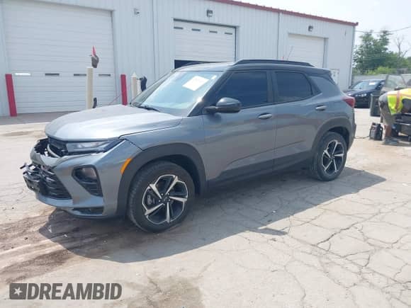 2021 Chevrolet TrailBlazer RS с VIN KL79MUSL1MB114185, выставлен на аукционе IAAI как лот 42927023 с пробегом 66 983 миль миль и . История ставок и продаж доступна на DreamBid. Изображение 2.