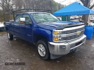 2015 Chevrolet Silverado 2500HD Work Truck with VIN 1GC1CUEG4FF120463, listed as a IAAI auction lot 41982942 with 110,604 mi miles and . Bid and sale history available at DreamBid. Image 1.