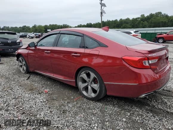 2019 Honda Accord Touring with VIN 1HGCV2F9XKA000022, listed as a Copart auction lot 66863505 with Not provided miles and Salvage title. Bid and sale history available at DreamBid. Image 2.