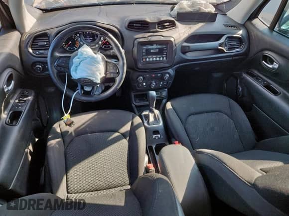 2018 Jeep Renegade Latitude with VIN ZACCJABB6JPH05525, listed as a Copart auction lot 71894825 with 56,774 mi miles and Salvage title. Bid and sale history available at DreamBid. Image 8.