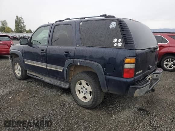 2005 Chevrolet Tahoe LS with VIN 1GNEK13T45J149547, listed as a Copart auction lot 84567895 with 213,866 mi miles and Salvage title. Bid and sale history available at DreamBid. Image 2.