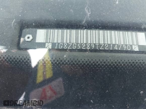 1996 Saturn SL z VIN 1G8ZG5289TZ214790, wystawiony jako IAAI lot #42090262 z przebiegiem 197 485 mil mil oraz . Historia ofert i sprzedaży dostępna na DreamBid. Obrazek 9.