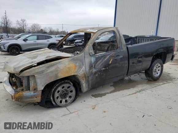 2009 Chevrolet Silverado 1500 Work Truck with VIN 1GCEC14C29Z204444, listed as a Copart auction lot 43512335 with Not provided miles and Non repairable. Bid and sale history available at DreamBid. Image 1.