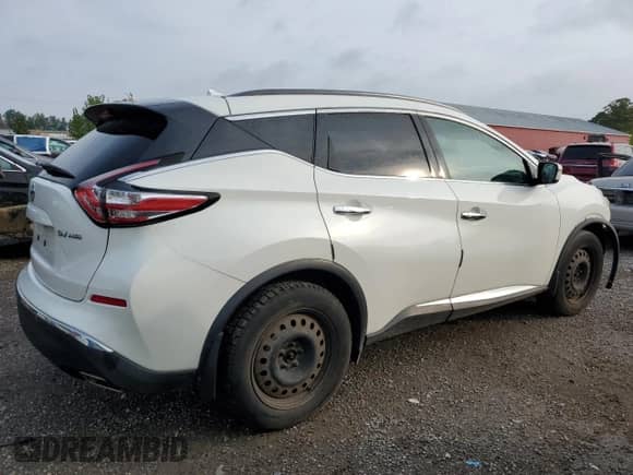 2016 Nissan Murano SL with VIN 5N1AZ2MH8GN100748, listed as a Copart auction lot 71952525 with 219,037 mi miles and Clean title. Bid and sale history available at DreamBid. Image 3.