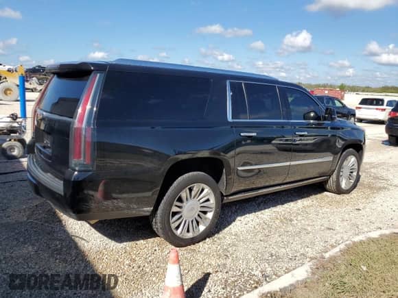 2020 Cadillac Escalade ESV Platinum с VIN 1GYS4KKJ2LR106815, выставлен на аукционе Copart как лот 80460464 с пробегом 61 306 миль миль и На запчасти • Non repairable. История ставок и продаж доступна на DreamBid. Изображение 3.