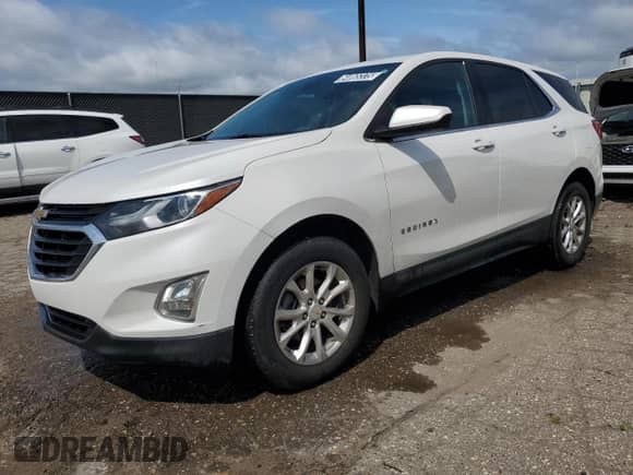 2020 Chevrolet Equinox LT с VIN 2GNAXKEV1L6205846, выставлен на аукционе Copart как лот 64065375 с пробегом 46 537 миль миль и Чистый • Clean title. История ставок и продаж доступна на DreamBid. Изображение 1.