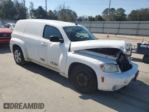 2009 Chevrolet HHR LS with VIN 3GCCA85BX9S631122, listed as a Copart auction lot 46333855 with 49,572 mi miles and Salvage title. Bid and sale history available at DreamBid. Image 4.