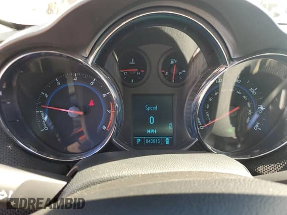 2011 Chevrolet Cruze 1LT with VIN 1G1PF5S99B7208189, listed as a Copart auction lot 81734805 with 43,616 mi miles and Salvage title. Bid and sale history available at DreamBid. Image 9.