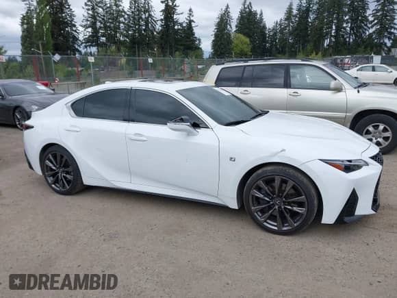 2023 Lexus IS 350 F Sport with VIN JTHGZ1E22P5029273, listed as a IAAI auction lot 42141081 with 24,798 mi miles and . Bid and sale history available at DreamBid. Image 13.