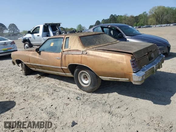 1977 Chevrolet Monte Carlo с VIN 1H57U7K444168, выставлен на аукционе Copart как лот 50740855 с пробегом 12 257 миль миль и Чистый • Clean title. История ставок и продаж доступна на DreamBid. Изображение 2.