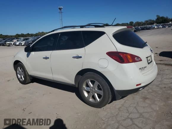 2009 Nissan Murano S with VIN JN8AZ18U19W020635, listed as a Copart auction lot 87442335 with 161,170 mi miles and Salvage title. Bid and sale history available at DreamBid. Image 2.