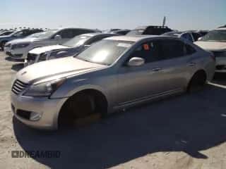 2014 Hyundai Equus Signature с VIN KMHGH4JH7EU083148, выставлен на аукционе Copart как лот 68051885 с пробегом Не указан миль и Списание • Salvage title. История ставок и продаж доступна на DreamBid. Изображение 1.