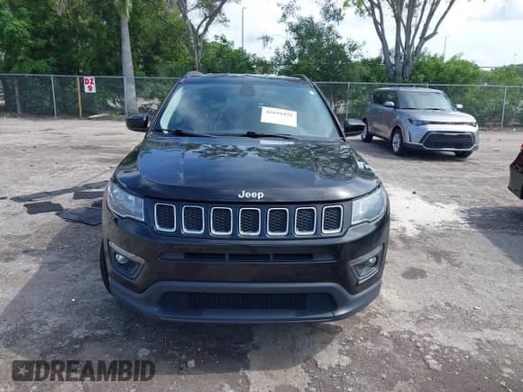 2020 Jeep Compass Latitude with VIN 3C4NJCBB5LT235035, listed as a IAAI auction lot 42659491 with 60,535 mi miles and . Bid and sale history available at DreamBid. Image 11.