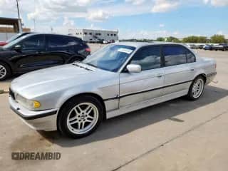 2001 BMW 7 Series 740iL with VIN WBAGH83461DP31429, listed as a Copart auction lot 85560065 with 147,175 mi miles and Clean title. Bid and sale history available at DreamBid. Image 1.
