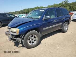 2003 Chevrolet TrailBlazer LS с VIN 1GNDS13S732274956, выставлен на аукционе Copart как лот 81486685 с пробегом Не указан миль и Списание • Salvage title. История ставок и продаж доступна на DreamBid. Изображение 1.