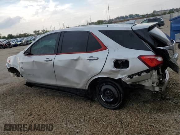 2020 Chevrolet Equinox Premier z VIN 3GNAXXEVXLS574252, wystawiony jako Copart lot #80758145 z przebiegiem Nie podano mil oraz Czysty tytuł • Clean title. Historia ofert i sprzedaży dostępna na DreamBid. Obrazek 2.