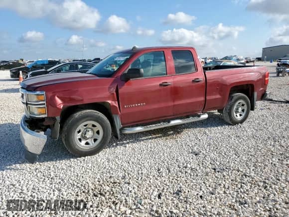 2014 Chevrolet Silverado 1500 Work Truck with VIN 1GCRCPEH1EZ203035, listed as a Copart auction lot 70512715 with 93,233 mi miles and Salvage title. Bid and sale history available at DreamBid. Image 1.