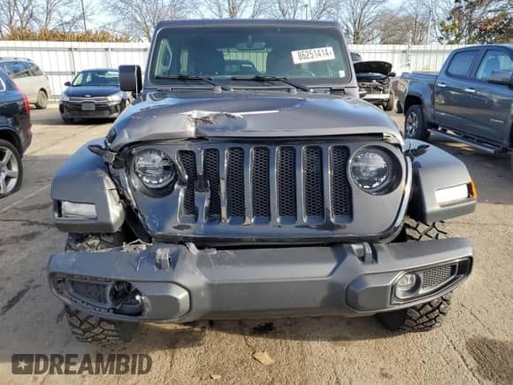 2021 Jeep Wrangler Unlimited Sport Altitude с VIN 1C4HJXDG0MW856658, выставлен на аукционе Copart как лот 86251414 с пробегом 30 579 миль миль и Списание • Salvage title. История ставок и продаж доступна на DreamBid. Изображение 5.
