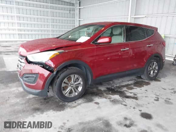 2015 Hyundai Santa Fe with VIN 5XYZTDLB2FG294927, listed as a IAAI auction lot 43297119 with 150,182 mi miles and . Bid and sale history available at DreamBid. Image 2.