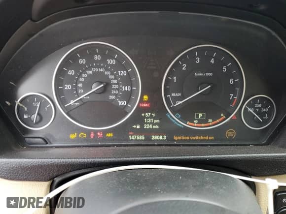 2013 BMW 3 Series 328i z VIN WBA3C1C56DF436787, wystawiony jako Copart lot #82644165 z przebiegiem 147 585 mil mil oraz Szkoda całkowita • Salvage title. Historia ofert i sprzedaży dostępna na DreamBid. Obrazek 9.