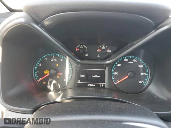 2018 Chevrolet Colorado 2WD Work Truck with VIN 1GCGSBENXJ1319281, listed as a Copart auction lot 63331855 with 47,453 mi miles and Salvage title. Bid and sale history available at DreamBid. Image 9.