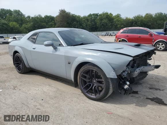 2021 Dodge Challenger R/T Scat Pack Widebody with VIN 2C3CDZFJ2MH503086, listed as a Copart auction lot 71727655 with 65,806 mi miles and Salvage title. Bid and sale history available at DreamBid. Image 4.