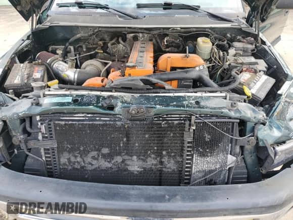 2001 Dodge 2500 with VIN 3B7KF236X1G718235, listed as a Copart auction lot 81777845 with 188,691 mi miles and Salvage title. Bid and sale history available at DreamBid. Image 11.