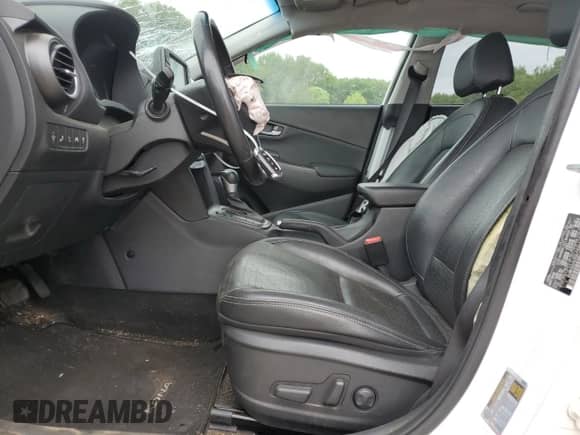 2021 Hyundai Kona Ultimate with VIN KM8K53A5XMU710457, listed as a Copart auction lot 58207305 with 80,716 mi miles and Salvage title. Bid and sale history available at DreamBid. Image 7.