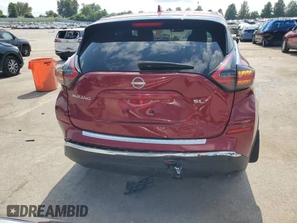 2023 Nissan Murano SL with VIN 5N1AZ2CJ9PC138568, listed as a Copart auction lot 68361965 with 25,362 mi miles and Salvage title. Bid and sale history available at DreamBid. Image 6.