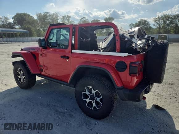 2020 Jeep Wrangler Rubicon with VIN 1C4HJXCG9LW105431, listed as a Copart auction lot 64279865 with 71,433 mi miles and Salvage title. Bid and sale history available at DreamBid. Image 2.