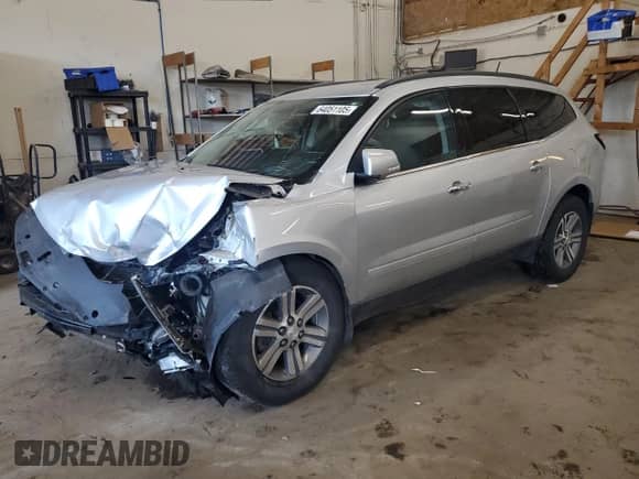 2016 Chevrolet Traverse LT z VIN 1GNKVHKD3GJ126809, wystawiony jako Copart lot #64051105 z przebiegiem 125 631 mil mil oraz Nie do naprawy • Non repairable. Historia ofert i sprzedaży dostępna na DreamBid. Obrazek 1.