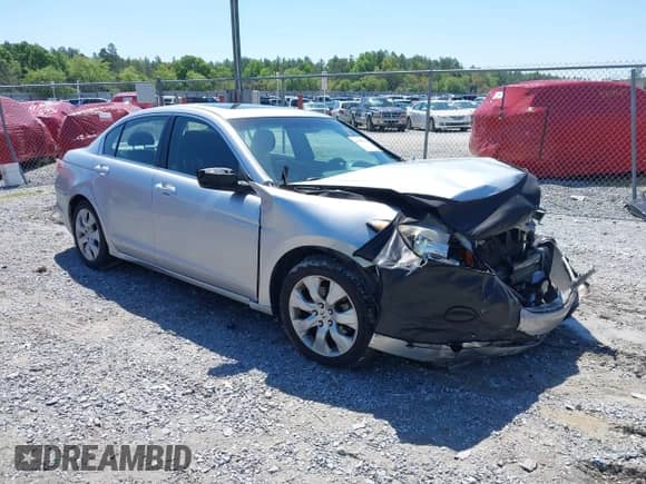 2008 Honda Accord EX with VIN JHMCP26738C058136, listed as a IAAI auction lot 41989280 with 155,303 mi miles and . Bid and sale history available at DreamBid. Image 1.