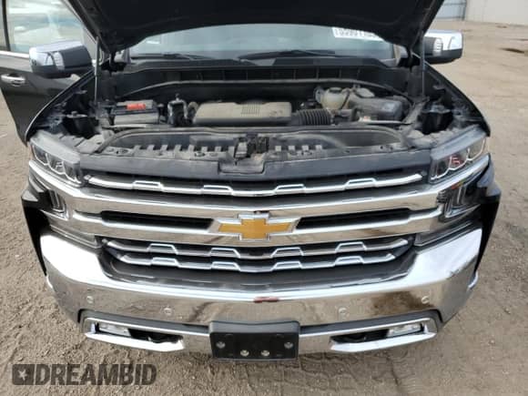 2019 Chevrolet Silverado 1500 LTZ with VIN 1GCRYGED1KZ338994, listed as a Copart auction lot 55901185 with 42,862 mi miles and Salvage title. Bid and sale history available at DreamBid. Image 11.