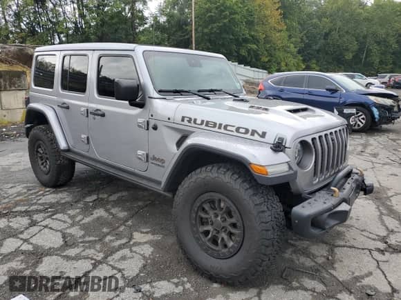 2021 Jeep Wrangler Unlimited Rubicon 392 с VIN 1C4JJXSJ7MW634313, выставлен на аукционе Copart как лот 83864235 с пробегом 73 865 миль миль и Списание • Salvage title. История ставок и продаж доступна на DreamBid. Изображение 4.