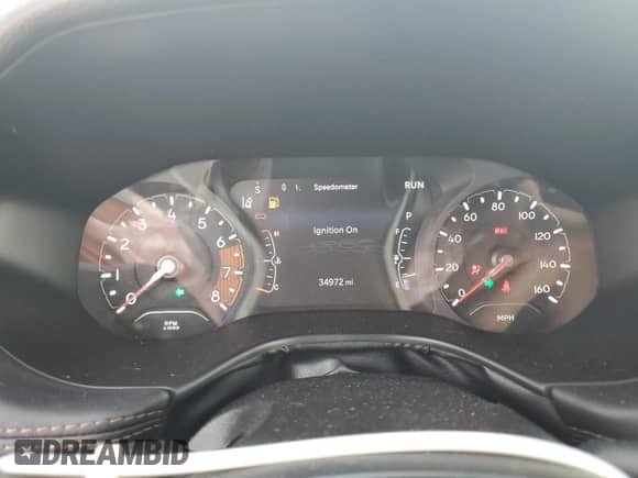 2022 Jeep Compass (RED) Edition with VIN 3C4NJDCB6NT131984, listed as a Copart auction lot 80147565 with 34,972 mi miles and Salvage title. Bid and sale history available at DreamBid. Image 9.