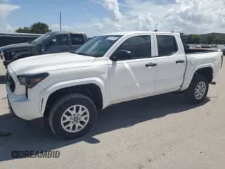 2024 Toyota Tacoma SR with VIN 3TYKD5HN6RT010346, listed as a Copart auction lot 65414955 with 12,436 mi miles and Salvage title. Bid and sale history available at DreamBid. Image 1.
