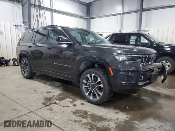 2022 Jeep Grand Cherokee Overland z VIN 1C4RJKDG0N8528119, wystawiony jako Copart lot #68440565 z przebiegiem 80 233 mil mil oraz Szkoda całkowita • Salvage title. Historia ofert i sprzedaży dostępna na DreamBid. Obrazek 4.