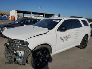 2023 Dodge Durango GT Launch Edition with VIN 1C4RDHDG6PC612469, listed as a Copart auction lot 77588244 with 53,672 mi miles and Salvage title. Bid and sale history available at DreamBid. Image 1.