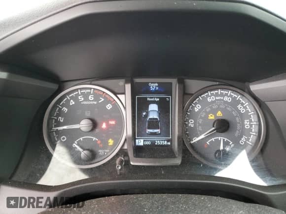 2020 Toyota Tacoma SR5 с VIN 3TMBZ5DN1LM026688, выставлен на аукционе Copart как лот 48474175 с пробегом 25 358 миль миль и Списание • Salvage title. История ставок и продаж доступна на DreamBid. Изображение 9.