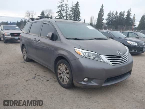 2015 Toyota Sienna Limited with VIN 5TDDK3DC4FS096867, listed as a IAAI auction lot 41451129 with 226,548 mi miles and . Bid and sale history available at DreamBid. Image 1.