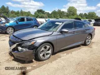 2020 Honda Accord EX-L with VIN 1HGCV1F5XLA045289, listed as a Copart auction lot 69794845 with 62,503 mi miles and Salvage title. Bid and sale history available at DreamBid. Image 1.