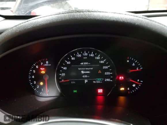 2019 Kia Sorento EX with VIN 5XYPHDA58KG492721, listed as a Copart auction lot 44188735 with 76,154 mi miles and Salvage title. Bid and sale history available at DreamBid. Image 9.