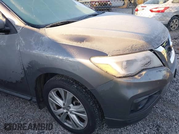 2018 Nissan Pathfinder S with VIN 5N1DR2MN7JC658029, listed as a IAAI auction lot 41132739 with 116,917 mi miles and . Bid and sale history available at DreamBid. Image 1.