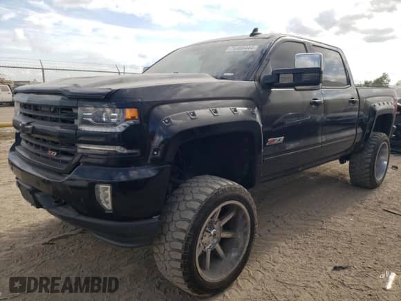 2017 Chevrolet Silverado 1500 LTZ z VIN 3GCUKSEC8HG246196, wystawiony jako Copart lot #74466444 z przebiegiem 116 936 mil mil oraz Nie do naprawy • Non repairable. Historia ofert i sprzedaży dostępna na DreamBid. Obrazek 1.