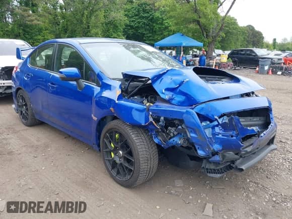 2020 Subaru WRX STI with VIN JF1VA2E61L9833954, listed as a IAAI auction lot 42336349 with 58,668 mi miles and . Bid and sale history available at DreamBid. Image 6.